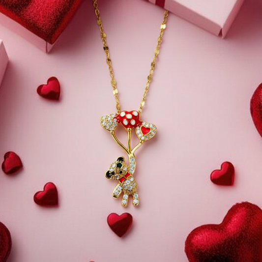 Teddy with Love Balloon