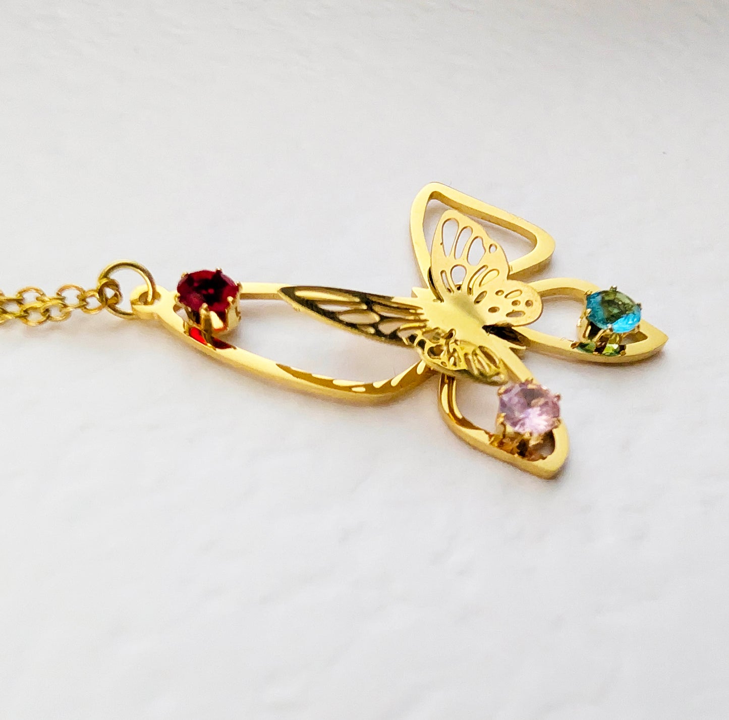 3D Butterfly Necklace
