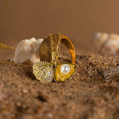 Sea Shell with Pearl