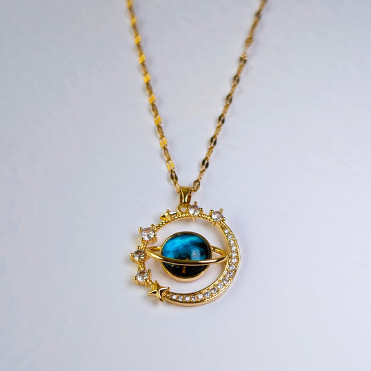 Universe Star Moon Necklace