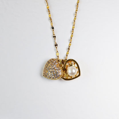 Heart with Pearl