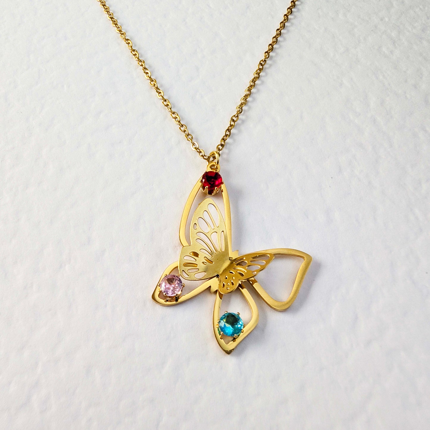 3D Butterfly Necklace